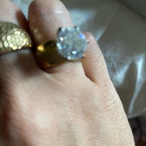 Gold and Silver Women's Ring